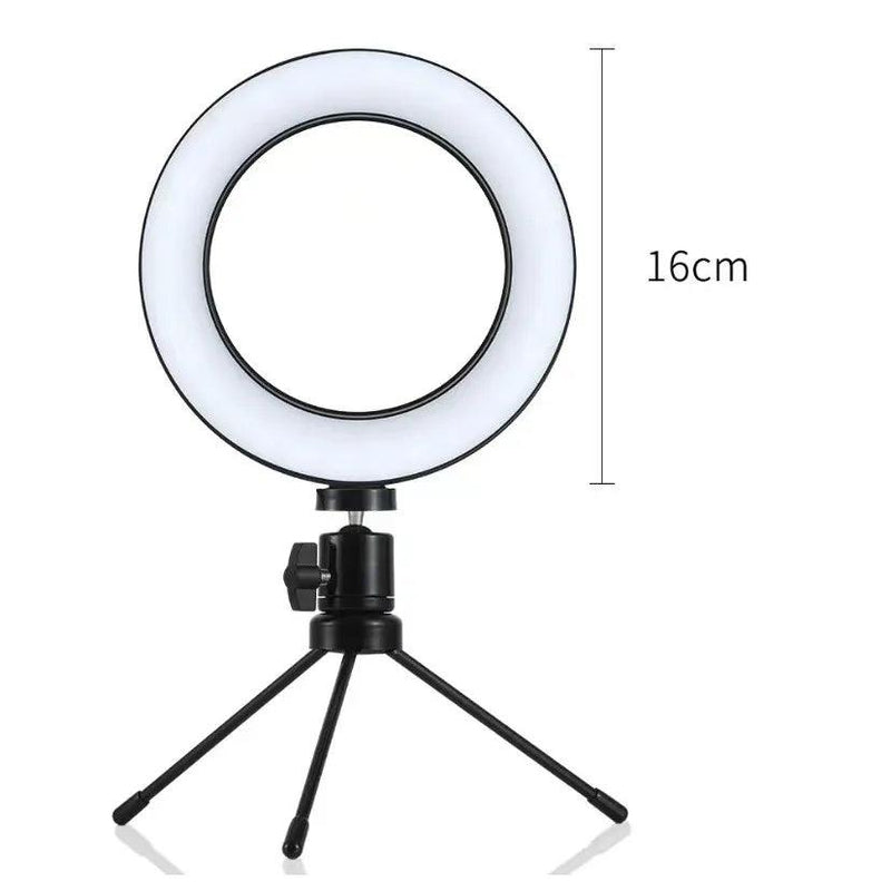 Mini Ring Light de Mesa